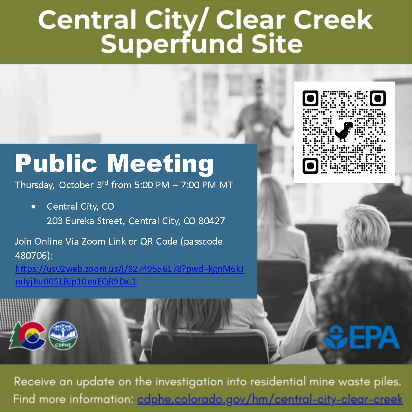 Central City / Clear Creek Superfund Site Public Meeting