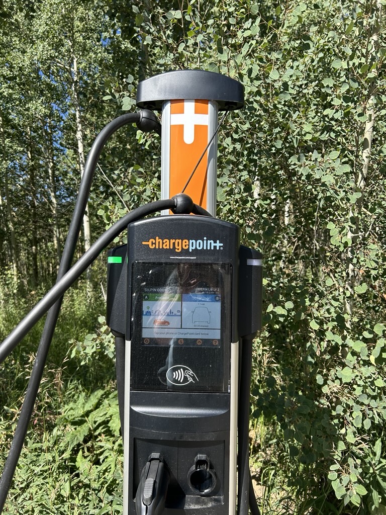 Level 2 charger with 2 ports