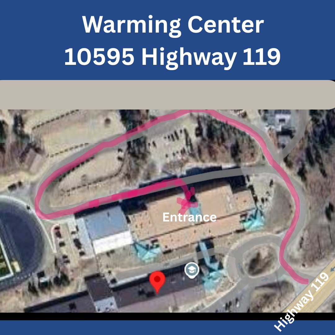 Image map of Gilpin School Warming Center upper entrance