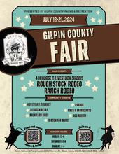 2024 Gilpin County Fair flyer